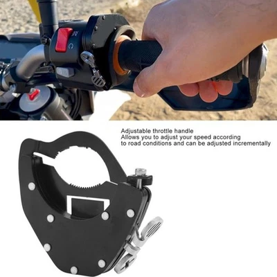 Kit superior de asistencia de acelerador de control de crucero para motocicleta bloqueo de acelerador de acero inoxidable Foto 1 de 4