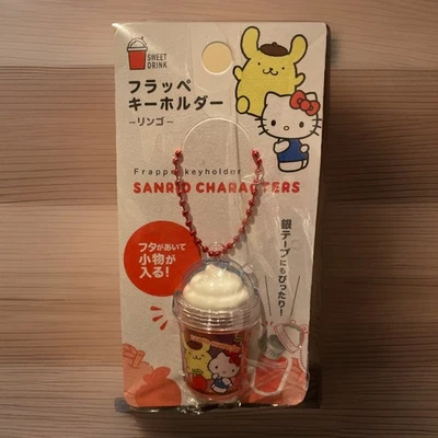 Sanrio Hello kitty pompompurin Frappe брелок держатель мини чехол розовый kawaii ❤️ - Изображение 1 из 4