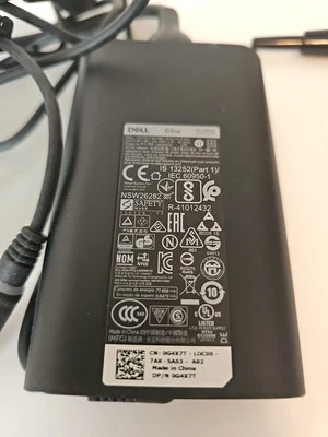 Dell 0G4X7T 65Watt 19.5Volt 3.34AMP Dell Latitude AC Power Supply Cable - Image 1 of 2