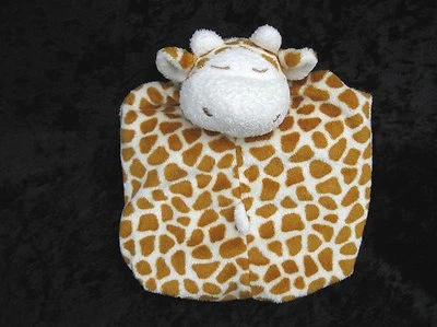 Angel Dear Brown Yellow Cream Giraffe Soft Lovey Baby Security Blanket 12" - Image 1 of 4