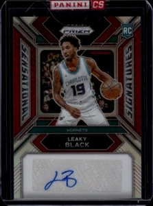 2023-24 Panini Prizm #SS-LB Leaky Black Sensational Signatures RED #/99 - Picture 1 of 2