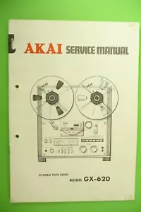 Manual de servicio instrucciones para Akai GX-620, ¡¡ORIGINAL!!¡! - Imagen 1 de 1