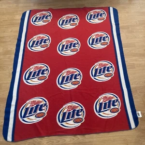 "Miller Lite 2006 100 % Polyester Überwurfdecke ca. 58"" x 45""" - Bild 1 von 5
