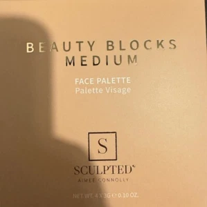 SCULPTED By Aimee Connolly - Beauty Blocks Face Palette (Medium) 4x3g NEW - Picture 1 of 2