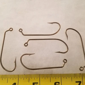 25 NOS 5/0 Mustad 32824NP-BN Ultra Point Jig Hooks - Picture 1 of 5