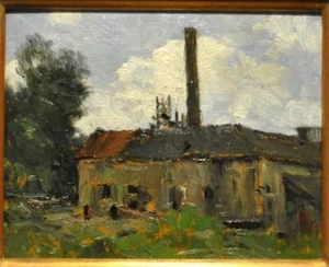 Edward Loyal Field Original Oil Painting ca. 1890  - Picture 1 of 2