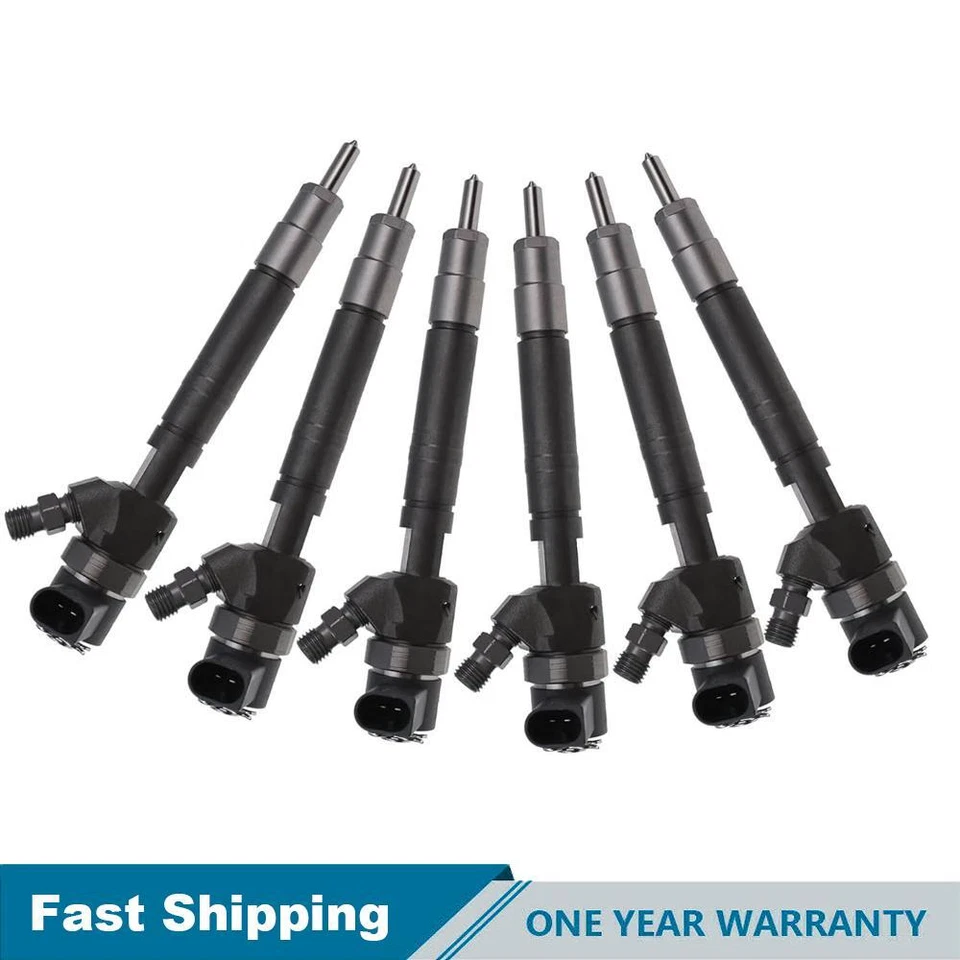 Inyectores de combustible Common Rail 0445110189 0500803AA de 6 piezas para Mercedes Benz Sprinter Foto 1 de 2
