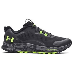 Under Armour Charged Bandit 2 Mens Trail Running Trainers Shoes Grey/Black/Lime