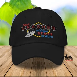 Alien UFO Nevada Vegas Crash Baseball Cap Dad Hat for Men Women - Picture 1 of 30