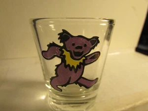 Raro - De colección - Grateful Dead - Oso Bailarín Púrpura - Shotglass estándar - por Libbey - Imagen 1 de 3