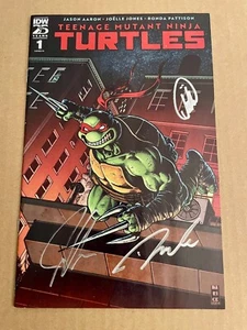 TMNT #1 (2024) 1:50 Variant SIGNED Jason Aaron Joelle Jones Darick Robertson IDW - Picture 1 of 1