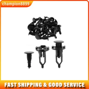 40PCS Push Retainer Pin Body Bumper Rivet Trim Moulding Clip Accessories Fit Car - Bild 1 von 1