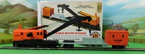 Bachmann 46-1210-05 Operating Crane Car & Boom Tender 'Amtrak' HO Boxed (h) - Picture 1 of 9