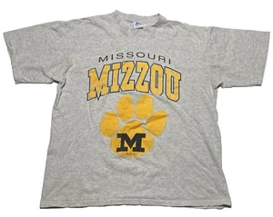 Vintage Missouri Mizzou Startershirt 1983 einzelner Stich grau Made in USA - Bild 1 von 10