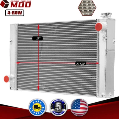 Radiador de 4 núcleos para Case SR175,SR200,SV185,TR270/New Holland C227,L218,L220 Foto 1 de 4