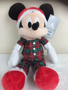 Disney Mickey Mouse Weihnachten Schlafanzug Holiday Cheer Weich Plüsch Kuscheltier Neu - Bild 1 von 6