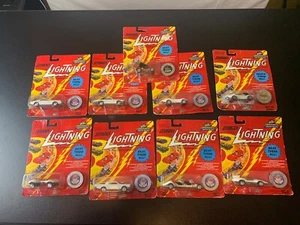 Vintage Johnny Lightening Mixed Car Toy White Sealed Damaged Packaging Lot 90s - Picture 1 of 14
