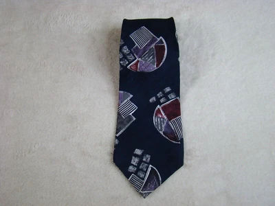 Corbata para hombre Don Loper Beverly Hills Designs diseño abstracto Foto 1 de 4