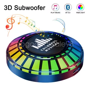 Altoparlante Bluetooth Wireless Conduzione Ossea Luce RGB 3D Subwoofer Suono Stereo - Foto 1 di 23