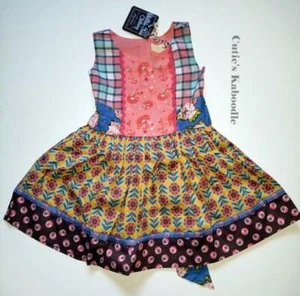 NWT New Matilda Jane 435 Bethany Fancy Shasta Dress 2 2T - Imagen 1 de 6