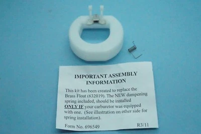 GENUINE OEM TECUMSEH PART # 632019A CARBURETOR FLOAT REPLACES # 632019 - Image 1 of 3