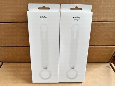 Sealed in Retail Box! Genuine Apple AirTag Loop in White MX4F2ZM/A x2 - Image 1 of 4
