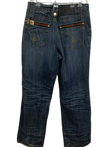 Jeans holgados vintage Eight 732 azules patinador hip hop 38x34 desgastados 2 PKT ocultos - Imagen 1 de 12