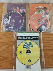 Pc Gaming Bundle of 3 No Cases, Sims 2, Open For Business, Sim2 Nightlife, Teen - Picture 1 of 2