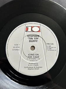 Stephen 'Tin Tin' Duffy - Icing On The Cake - 7" Vinyl Single - Picture 1 of 4