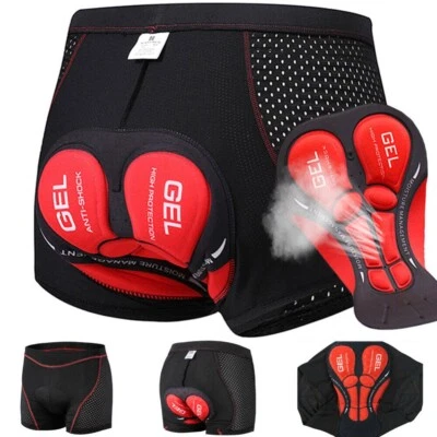 Men's 5D Padded Cycling Shorts Bicycle Road Bike MTB Mountain Biking Underwear - Image 1 of 4