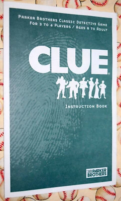 Juego de mesa Clue Detective repuestos y piezas 2002 2005 Parker Bros Foto 1 de 2