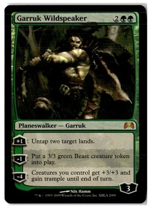 MTG Foil Garruk Wildspeaker - Media Promos Moderately Played English - Picture 1 of 2