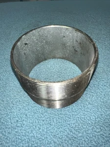 LDR 351 - 4" Galvanized Close Nipple Pipe Fitting NPT Thread Steel Class 150 4” - Picture 1 of 6