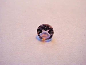 Amethyst Gemstone Round Cut 5 mm  0.4 Carat Natural Faceted Gem - Picture 1 of 3