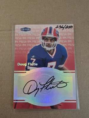 1999 Fleer Mystique Doug Flutie 236/250 Auto Buffalo Bills  - Image 1 of 4
