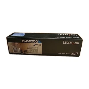 Lexmark X945X2CG Cyan Wysokowydajna kaseta z tonerem 22k Oryginalny OEM - Zdjęcie 1 z 3