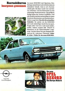 3w8557/ Alte Reklame von 1966 – OPEL Rekord - Picture 1 of 1