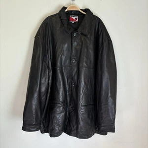 Canada Sportswear Herren Lamm Lederjacke schwarz schwer Knopf 4XL - Beschreibung - Bild 1 von 10