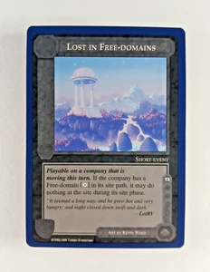 Lost in Free Domains - Middle Earth CCG Karte (1995 ICE) MECCG Wizards Unlimited - Bild 1 von 2