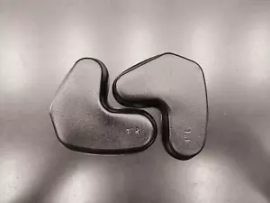 Schutt Inter-Link 1" Jaw Pad Replacement Covers Black (1 Pair) - Picture 1 of 2