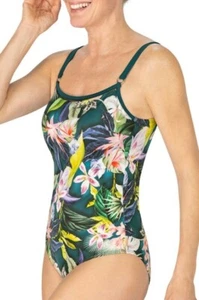 NEU Amoena Damen Einteiler Badeanzug Größe 8 Stil 71578 Flower Spirit Jungle - Bild 1 von 10