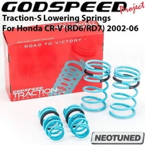 GODSPEED TRACTION-S LOWERING SPRINGS SUSPENSION FOR HONDA CRV 2002-2006 RD4 -8 - Bild 1 von 8