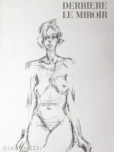 Alberto Giacometti Derriere Le Miroir Nude Art - Picture 1 of 3
