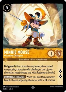 Minnie Mouse Musketeer Champion Non-Foil Disney Lorcana - Picture 1 of 1