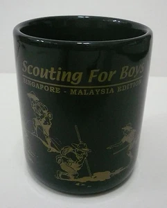 SCOUTING FOR BOY BY BP SCOUT MUG - SINGAPORE & MALAYSIA SCOUTS EDITION (GOLD) - Picture 1 of 7