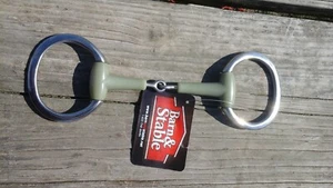 5" soft signal jointed mouth eggbutt snaffle bit Stainless steel, Barn & Stable - Picture 1 of 2