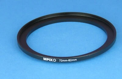 72mm to 82mm Step Up Step-Up Ring Camera Filter Adapter Ring 72-82mm - Image 1 of 2