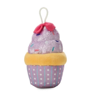 Disney Adorno de Navidad Pato Margarita Cupcake Pequeño Juguete de Peluche 4 1/2" NUEVO - Imagen 1 de 1