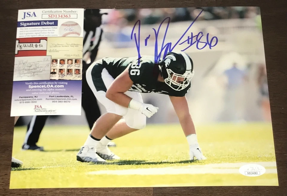 Drew Beesley Signed Autographed 8x10 Photo Michigan State Spartans JSA N2 - Image 1 of 1