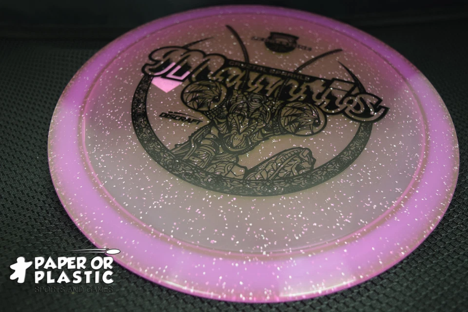 Discraft Ledgestone 2022 CRYZTAL MANTIS Disc Golf 174 G Driver Maroon NEW Black Foto 1 de 1